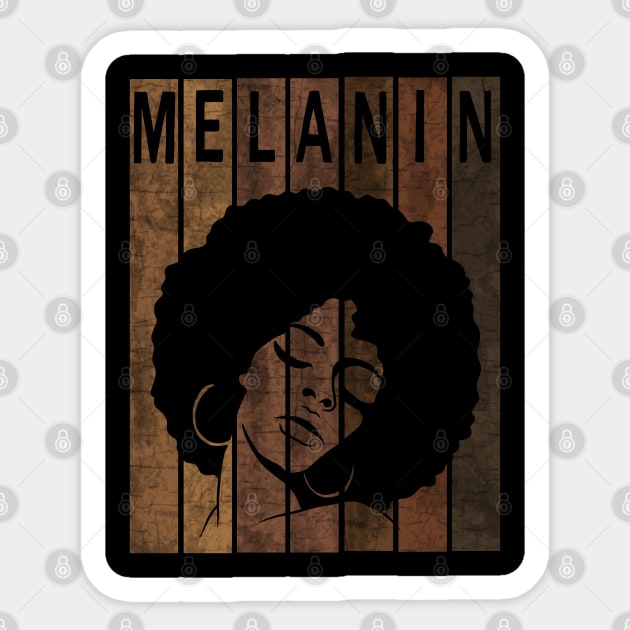 Melanin Sticker by valentinahramov